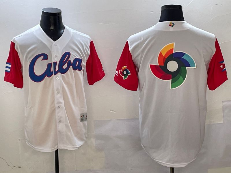Men 2025 World Cup Blank White Nike MLB Jersey style 3266